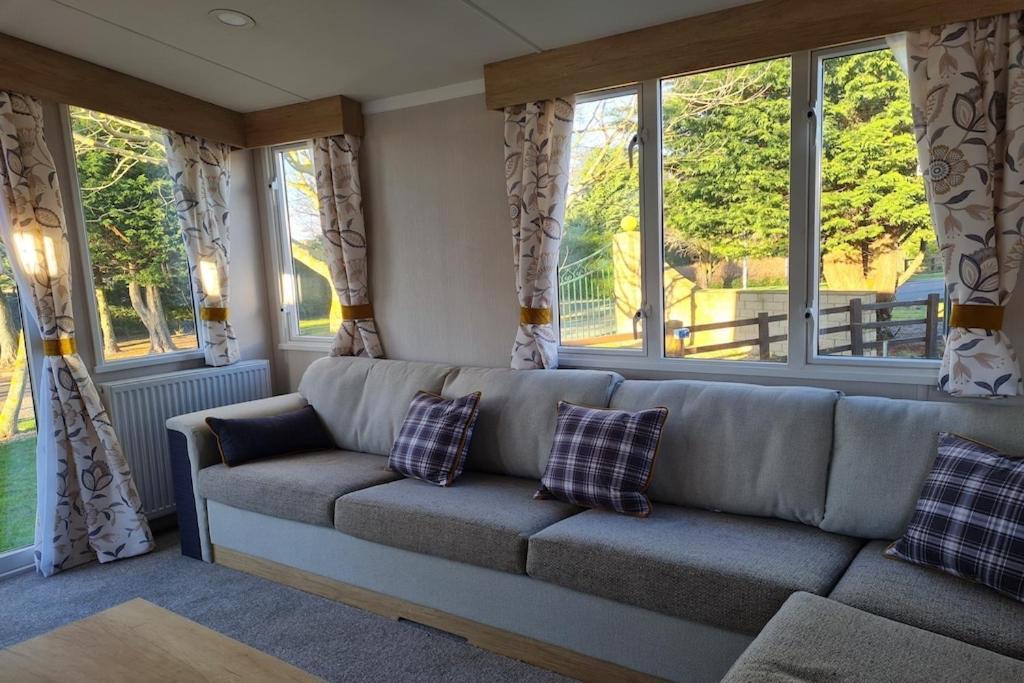 Caravan On Fantastic Site Dunbar Exterior photo